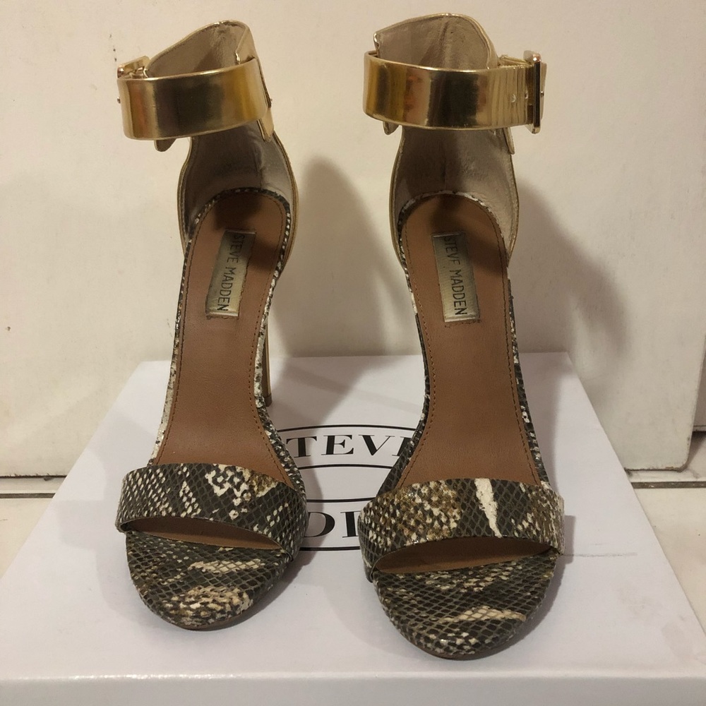 Snake skin heels